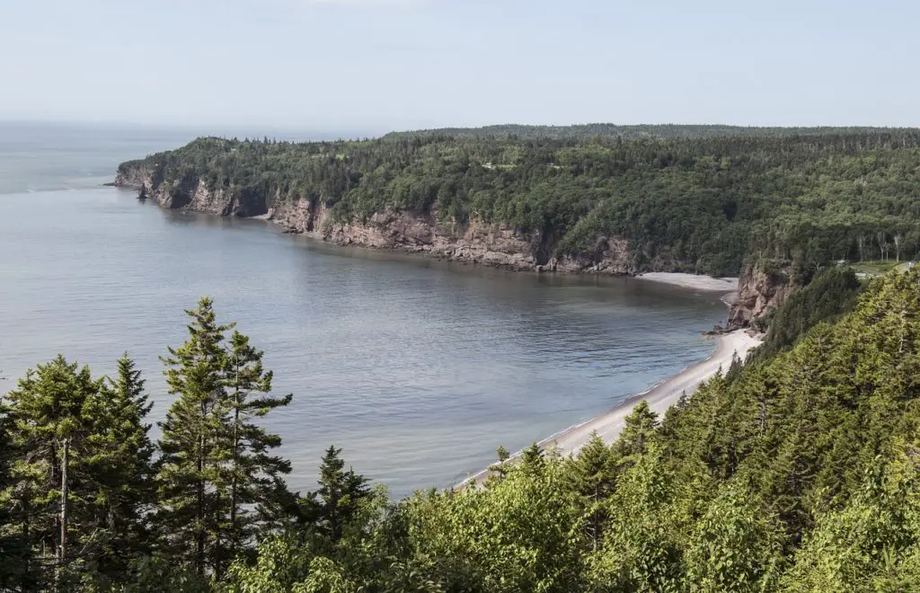 vue sur la baie de Fundy