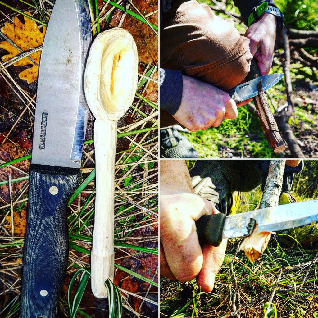 Fabrication d’une cuillère en bois en stage bushcraft