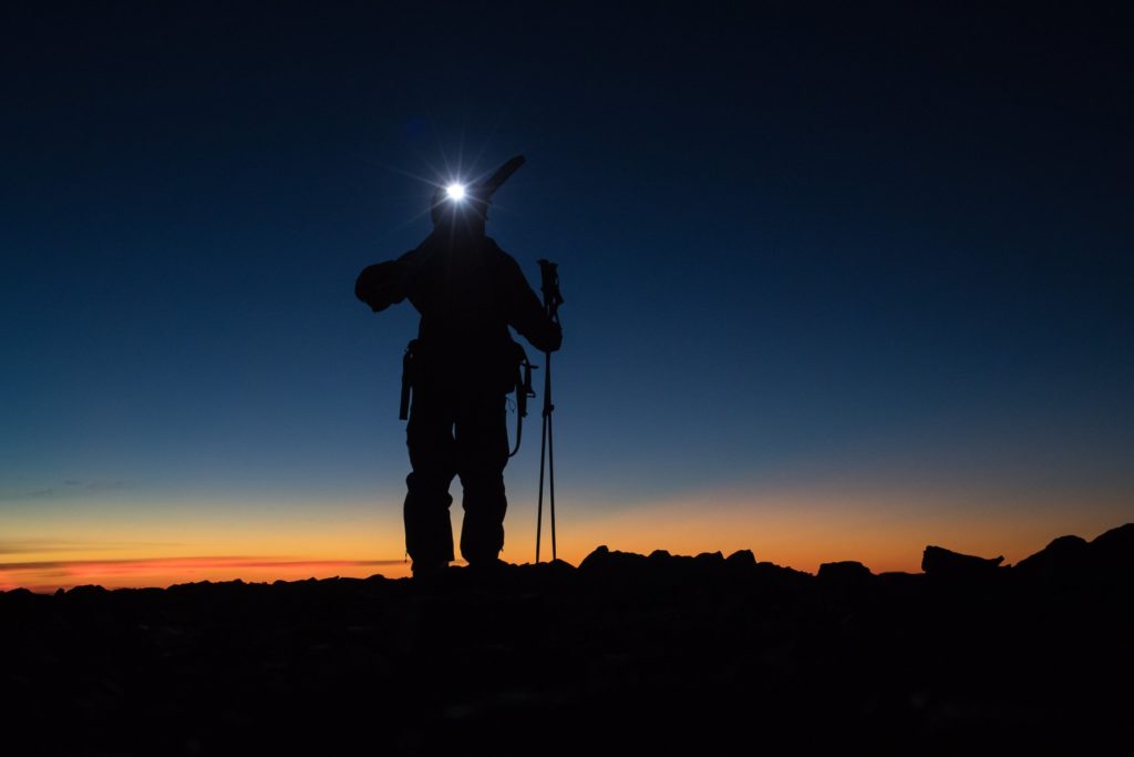 Lampe frontale pour alpinisme et ski de randonnée 