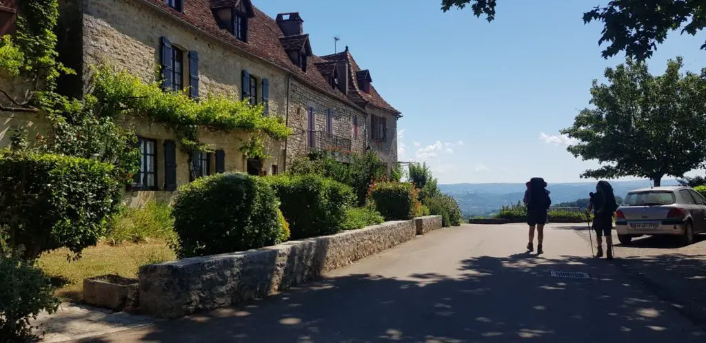 Village de Loubressac dans le lot classé « Plus beaux villages de France »