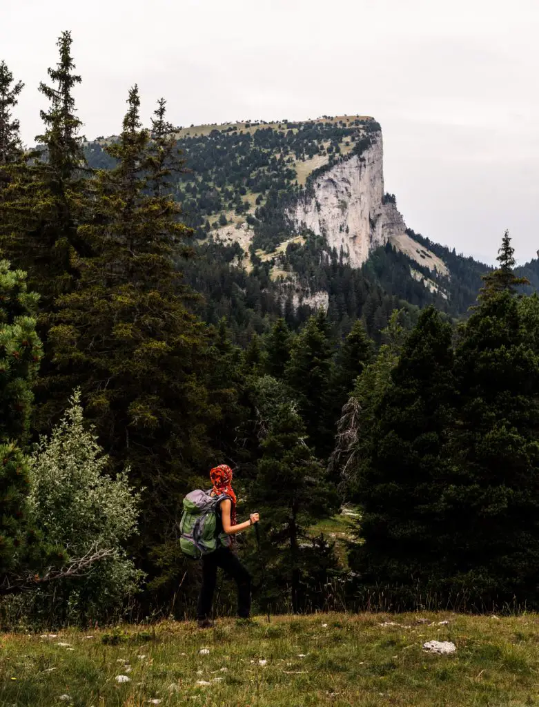 randonner dans les forêts du Vercors