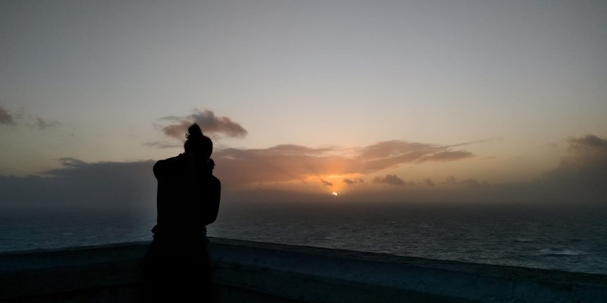 Coucher de soleil à Cap Finisterre