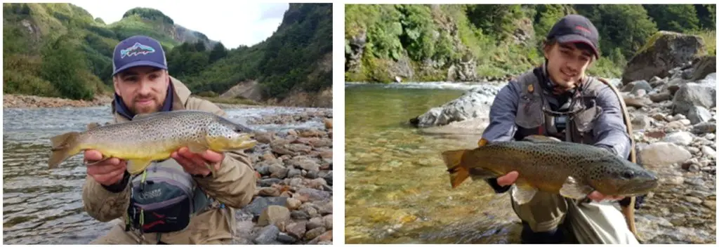 première journée de pêche en patagonie chilienne