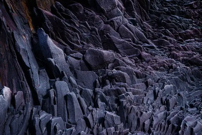 coulées basaltiques sur les payages Islandais
