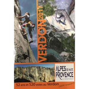 TOPO ESCALADE AU VERDON 2017 - 52 ANS - 520 VOIES