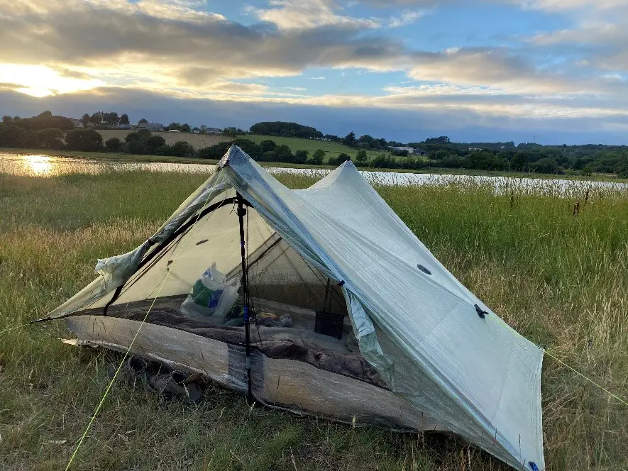 Bivouaquer aux abords de Daoulas sur le sentier des douaniers