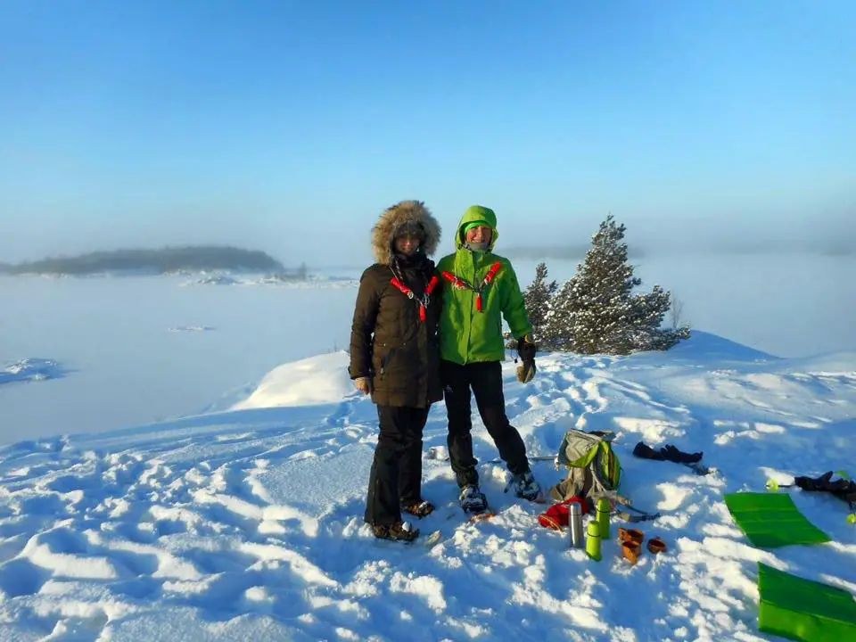 Christelle SELEN guide polaire e nFinlande avec Outdoor Helsinki