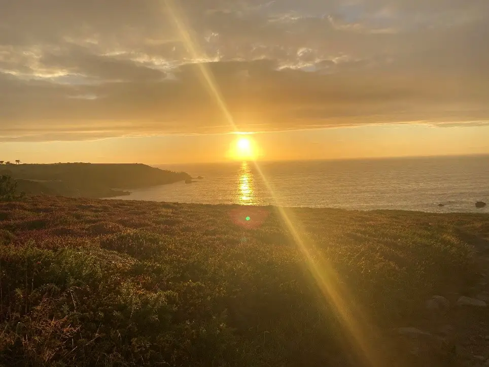 Coucher de soleil sur le Cap sizun