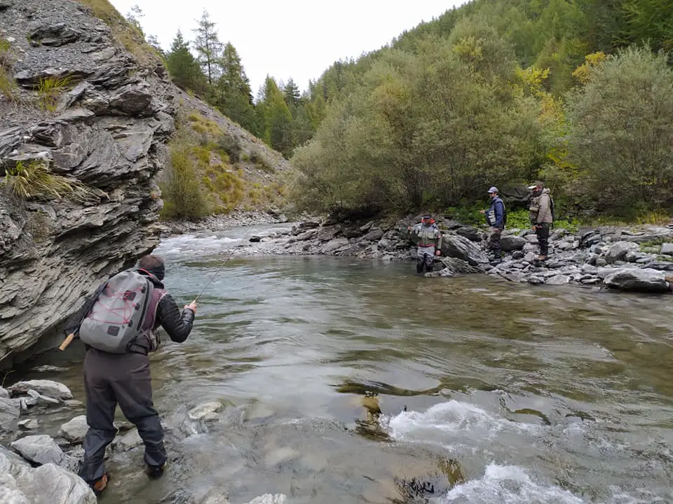 Découverte du parcours de pêche sur le Guil dans les alpes du sud