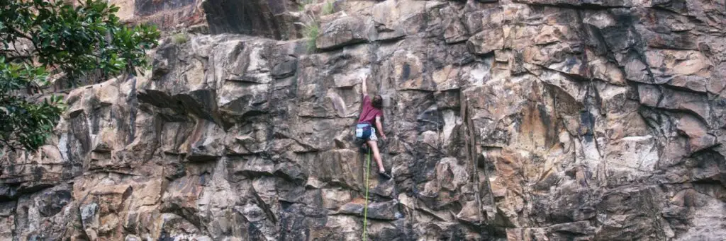 escalade en Australie à Kangaroo Point dans le queensland