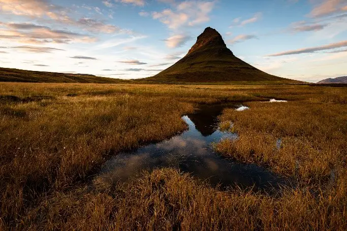 la montagne Kirkjufell la plus photographiée d'islande