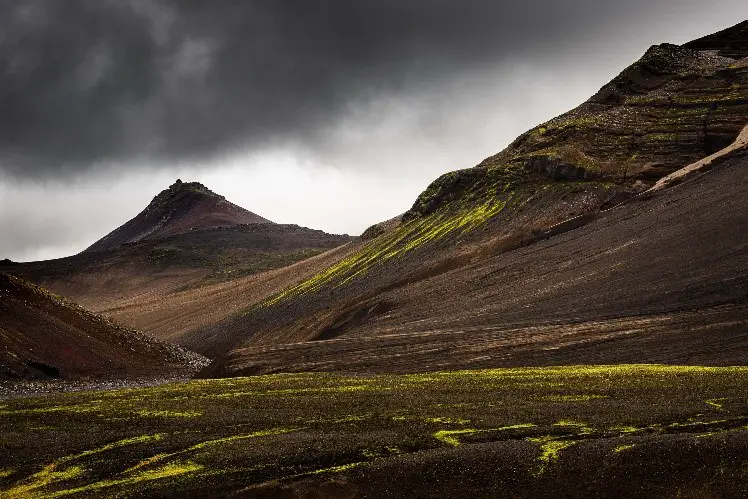 Les montagnes de Snaefellsnessjokul en Islande