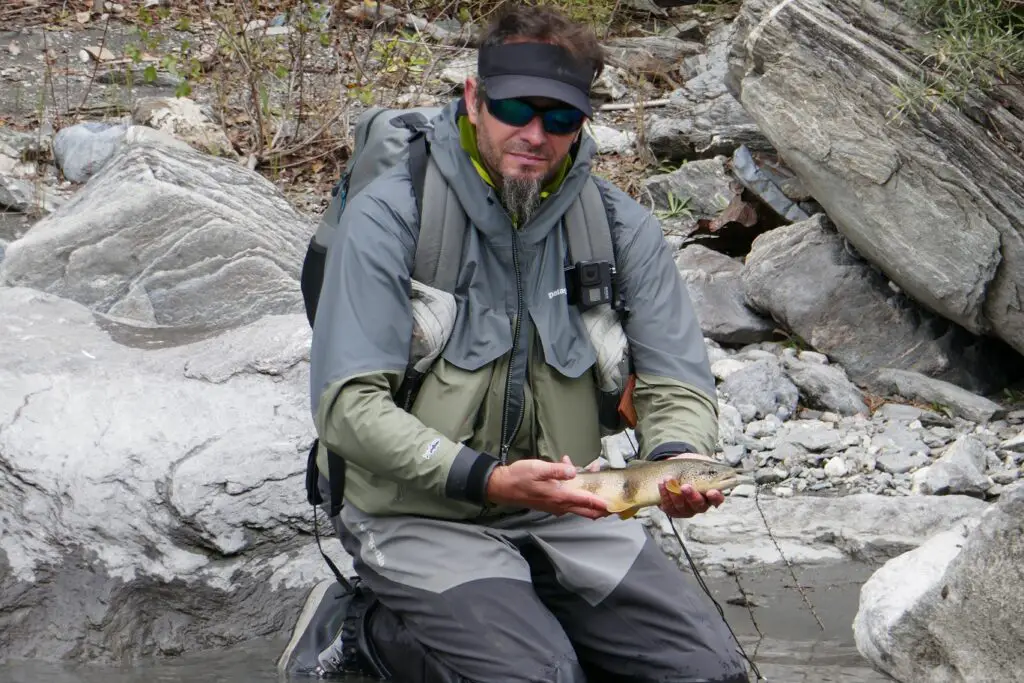 Magnifique truite pêchée sur le Guil dans le Queyras