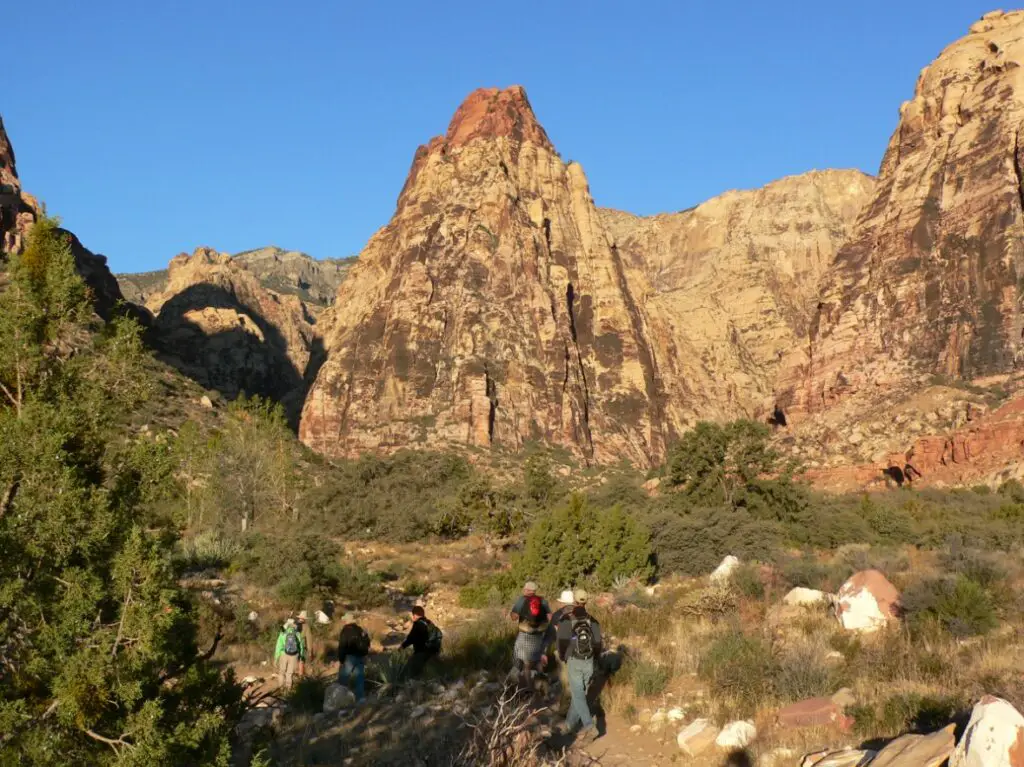 randonnée à la vegas à Pine Creek Canyon Trail