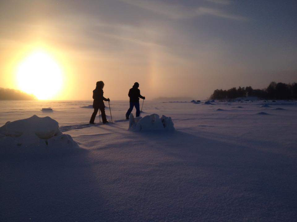 raquettes à neige en Finlande