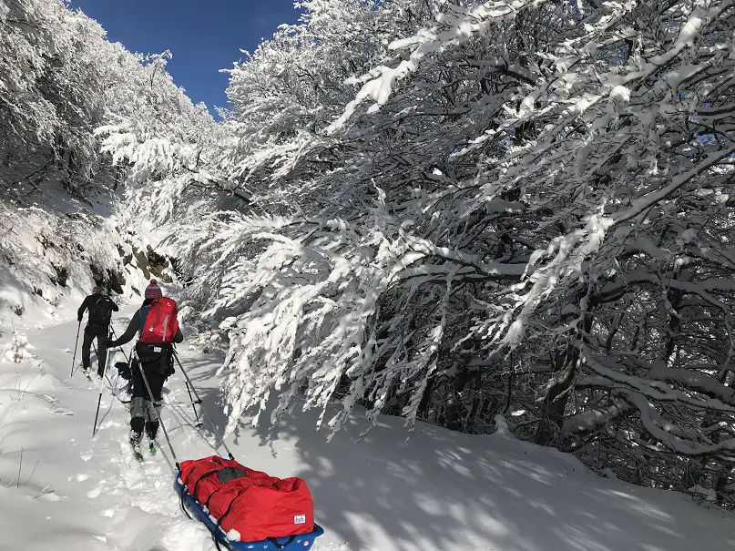 ski nordique et pulka au Mont aigoual