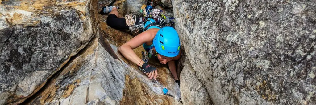 escalade traditionnelle à Frog Buttress en Australie