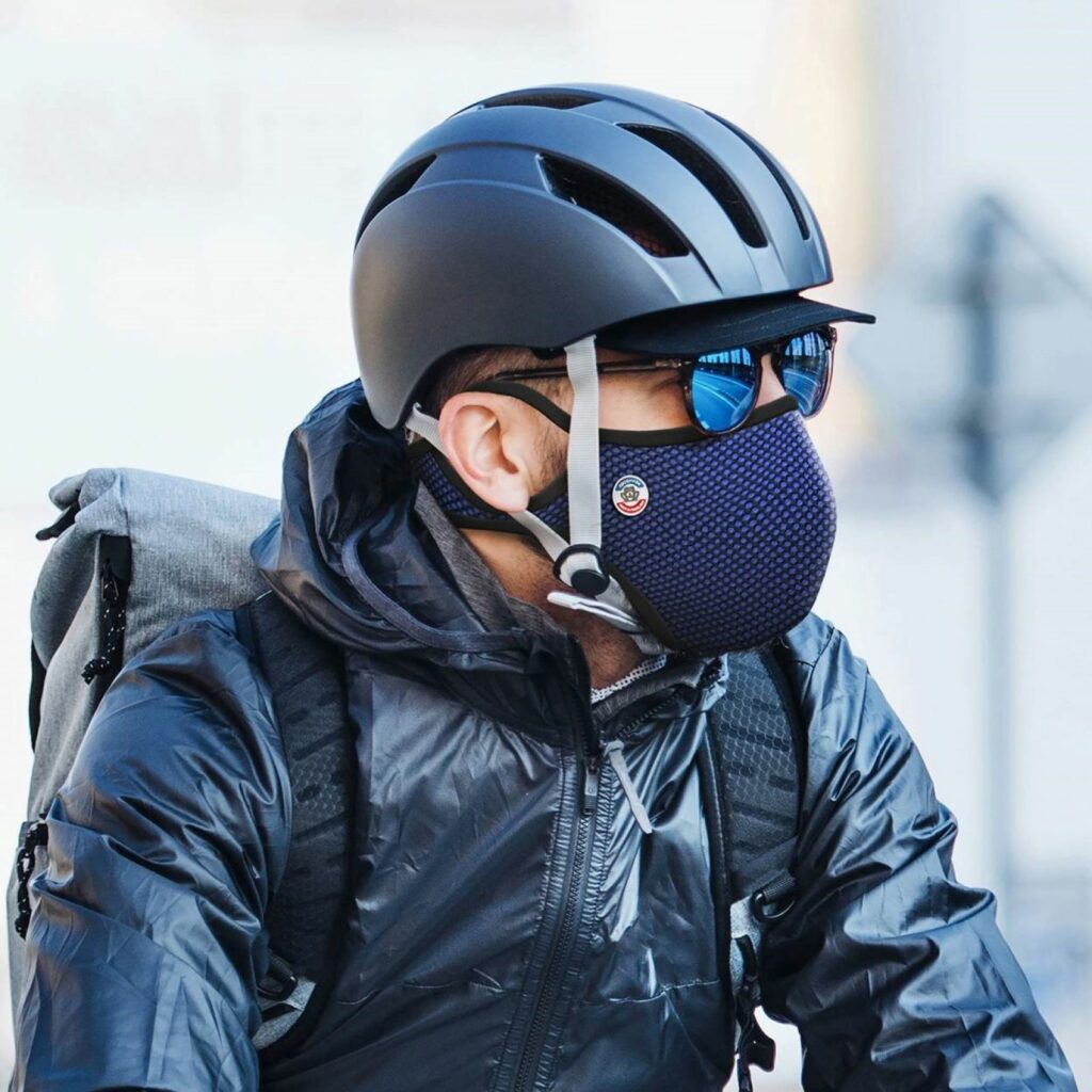 Masque anti pollution Frogmask pour le vélo et le sport