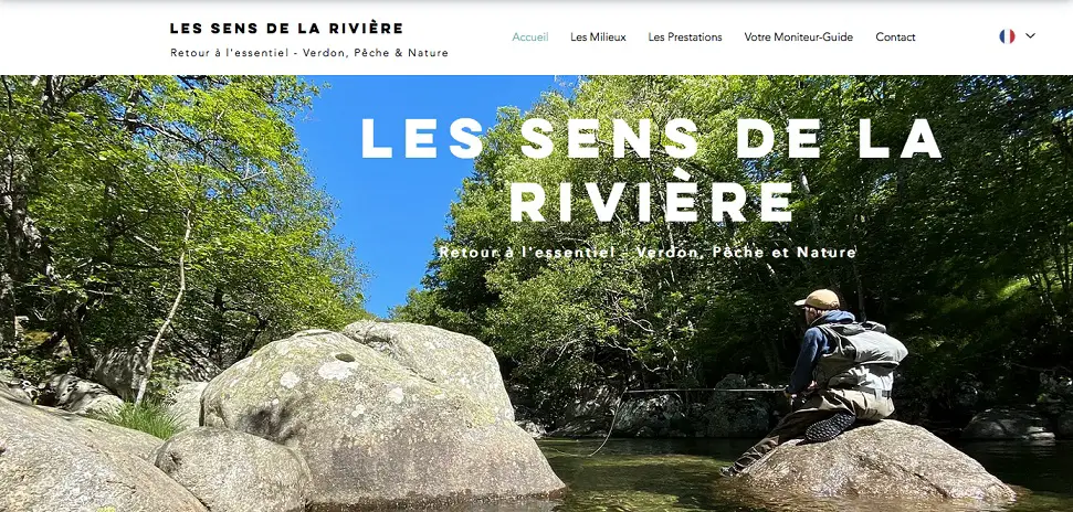 Sens de la rivière pour pêcher dans le Verdon avec un guide de pêche