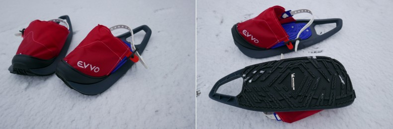 Snowshoe GUIDE EVVO avec semelle Michelin pour ces raquettes à neige