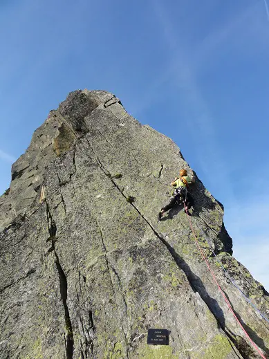 Escalade à la dent d'orlu en ariège