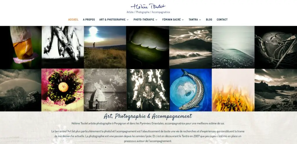 Hélène TOULET artiste photographe et accompagnatrice