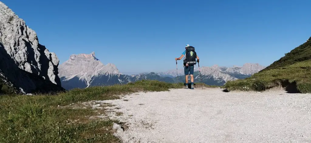 A la forcella Piccola, le Pelmo en vue