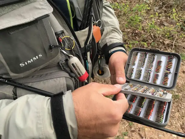 Boite à nymphe pour la pêche à la mouche