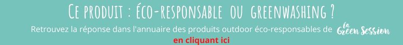 Ce produit outdoor éco-responsable ou greenwashing