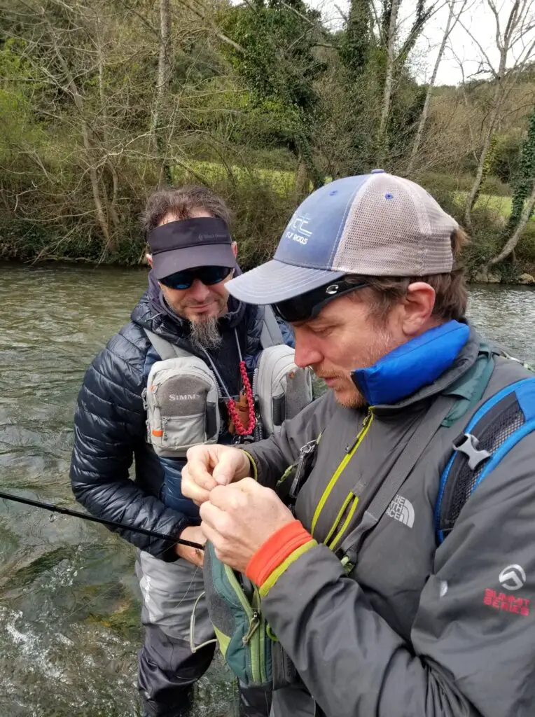 Journée pêche à la mouche avec Nicolas RENOUX guide pêche dans l'hérault