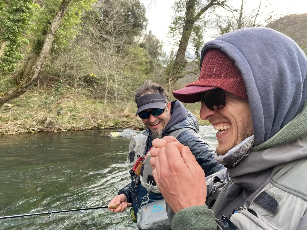 Kevin CHAMBON guide pêche à la mouche spécialiste de la nymphe