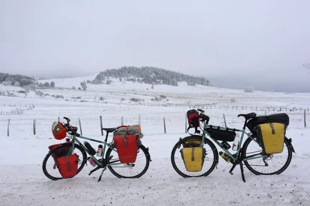 nos bikes pour notre voyage à vélo en temps de crise sanitaire du COVID