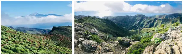 paysage de l'île de La Goméra lors de notre trekking aux Canaries