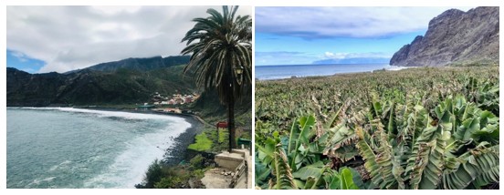 Paysage de Santa Catina sur l'île de La Goméra