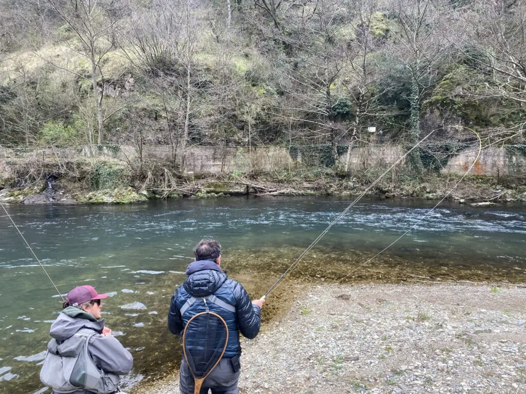 Pêche à la mouche sur le NO KILL de Avène sur l'Orb