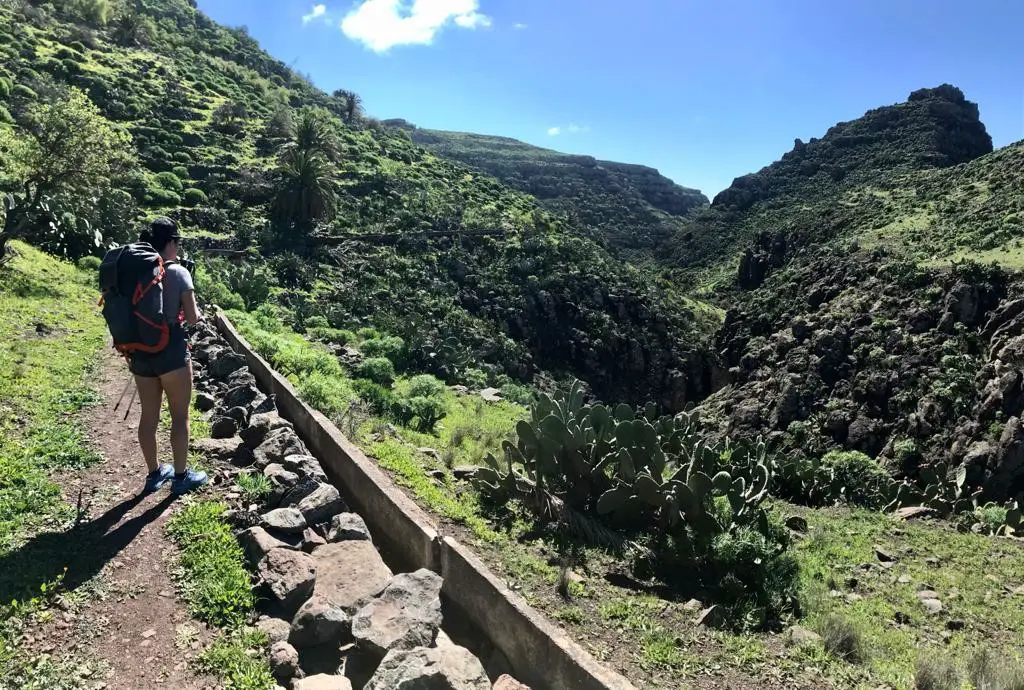 rando à la Valle Gran Rey à La Goméra aux Canaries