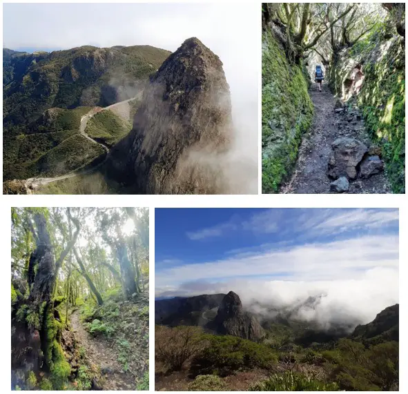 randonnée au pied de Roque de Agando aux Canaries