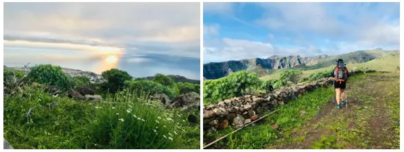 Randonnée sur les iles Canaries en direction de Tagamiche