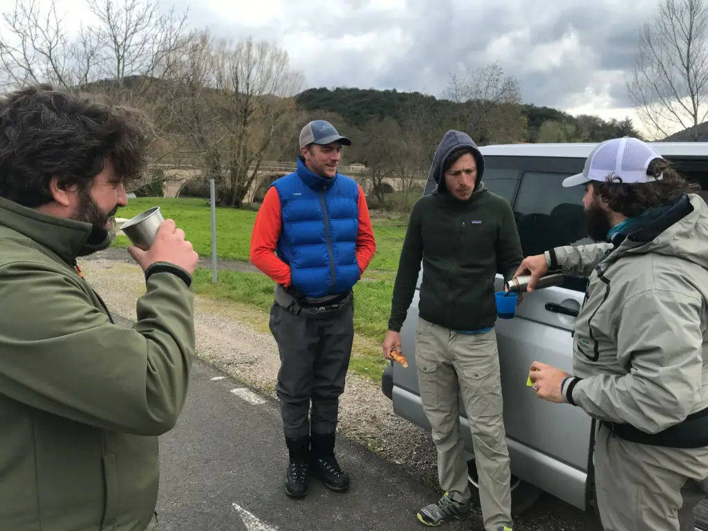 Rencontre au No Kill du bousquet d'orb avant 2 jours de pêche à la mouche