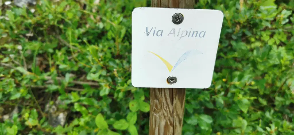 sigle de la via alpina