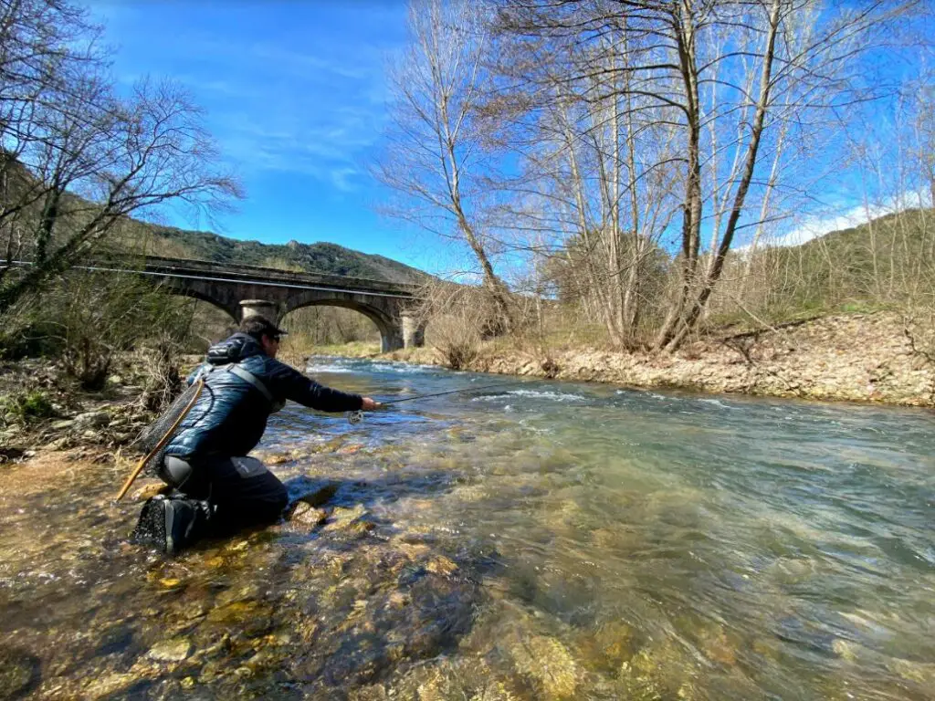 stage de pêche à la mouche en nymphe sur l'Orb dans l'Hérault