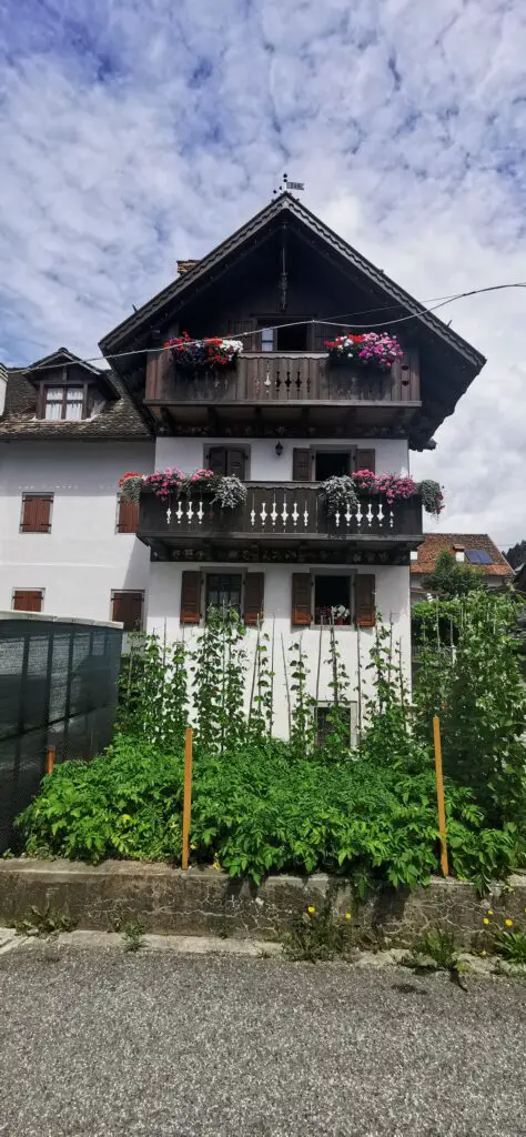 traversée des Alpes sur la via Alpina arrivée à Ovaro