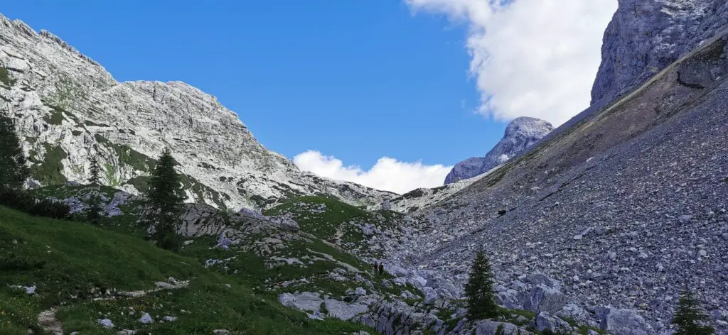 traversée du Triglav via alpina rouge Dolina Triglavskih