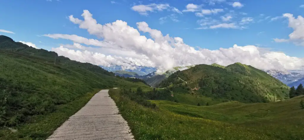 val pesarina grande traversée des Alpes