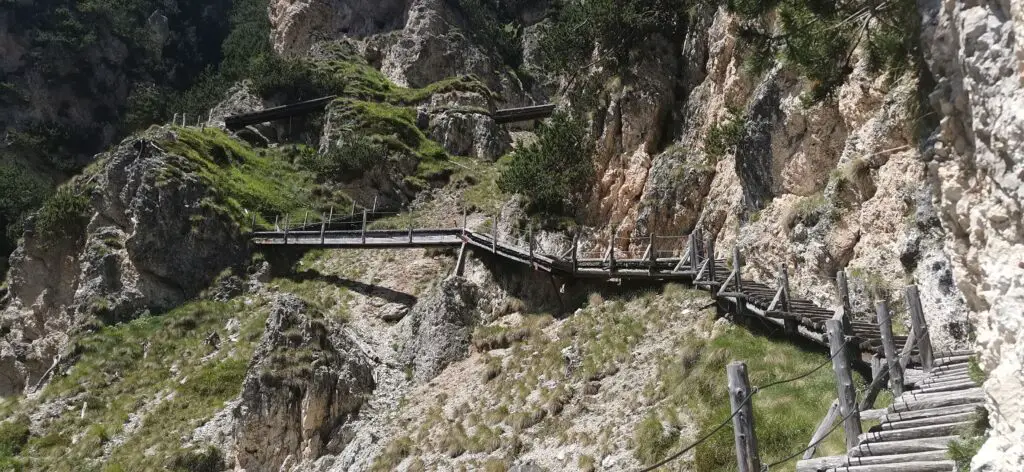 bärenfalle grande traversée des dolomites