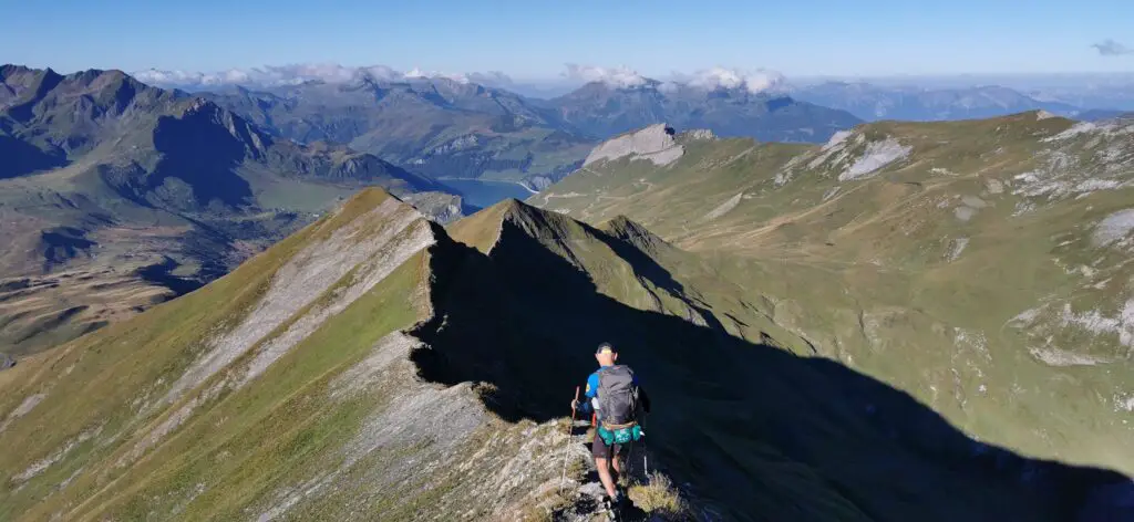 crête des gittes gr 5 beaufortain