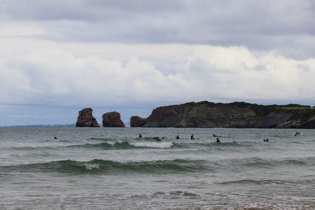 Départ pour la Haute Route Pyrénéenne de la Plage d’Hendaye