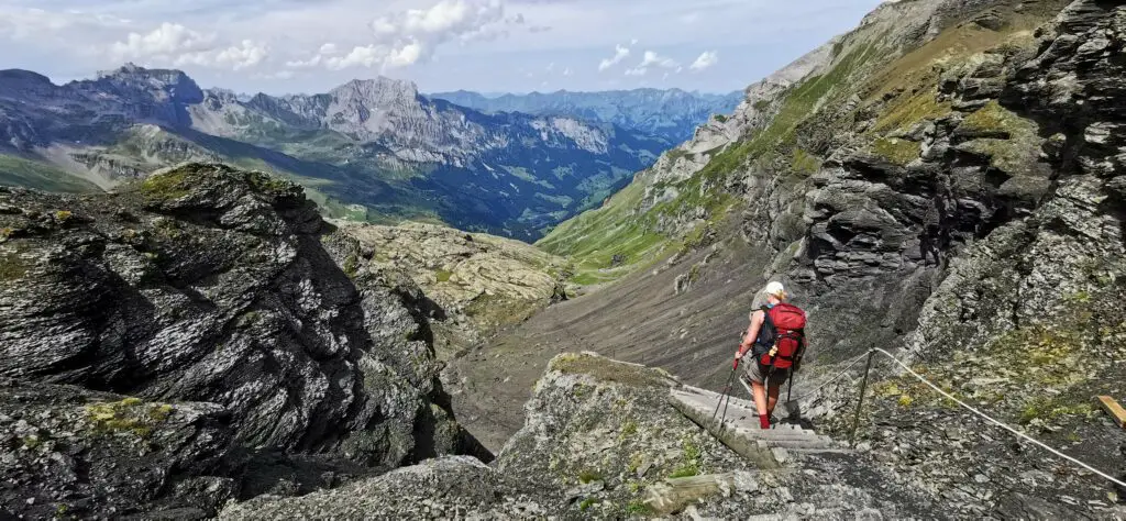 descente du Sefinen furgga vers Griesalp