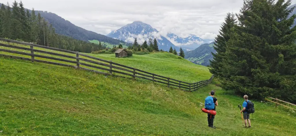 Entre Wenns et Larcher Alm E5 via alpina