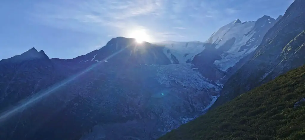 glacier de Bionnassay variante GR 5